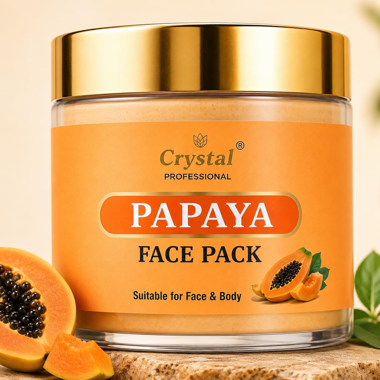 Papaya Face Pack | Skin Lightening, Brightening, Reduces Scars, Pigmentation & Blemish Fading | For Men and Women | | Suitable for All Skin Types (125 gm)
