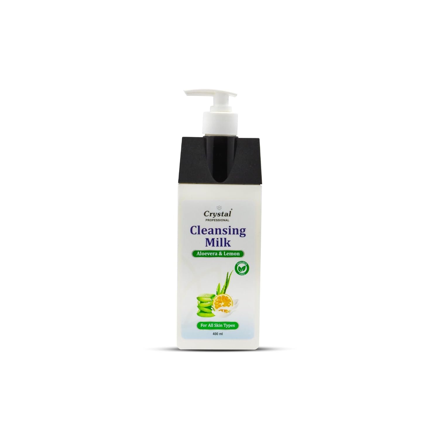 Cleansing Milk with Aloe Vera & Lemon | Hydrating, Soothing, Refreshing, Brightening and Moisturizing Facial Cleanser For Men and Women | Suitable for All Skin Types (400ml)