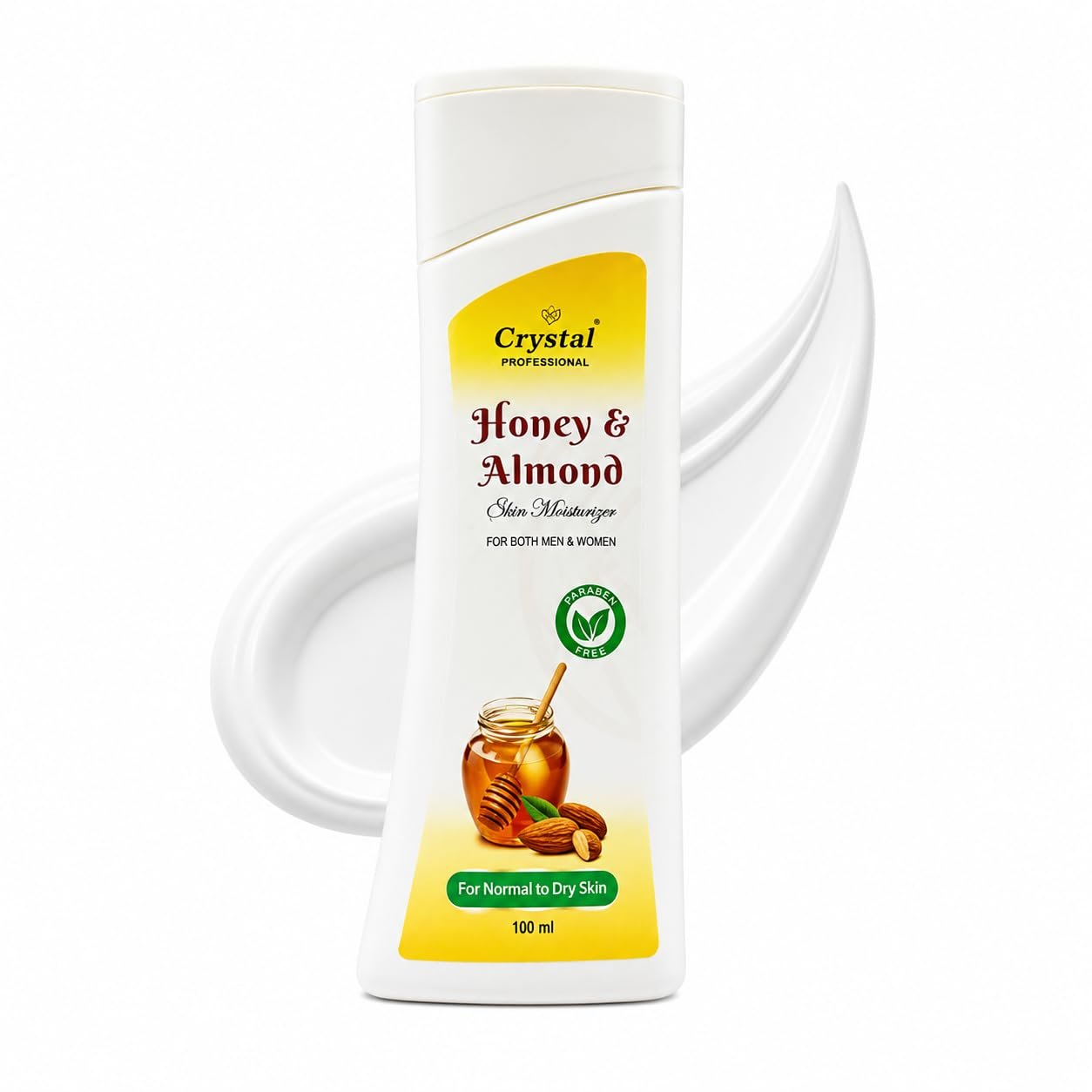 Honey & Almond Skin Moisturizer | Hydrating, Texture-Improving Cream for Men and Women | Non-Greasy Daily Skin Nourishment for All Skin Types (100ml)