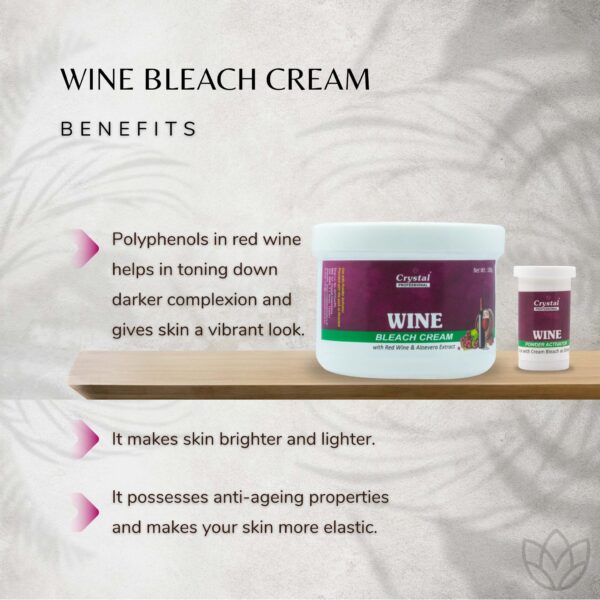 wine bleach cream