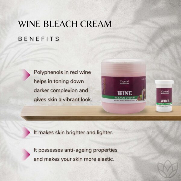 Wine Bleach Cream - 450 gm - Image 3