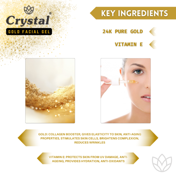 gold facial gel